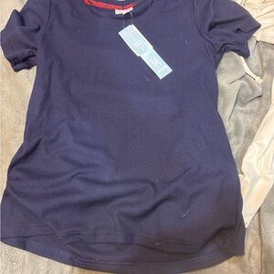 LuLaRoe dream top only Navy Blue Short Sleeve Top